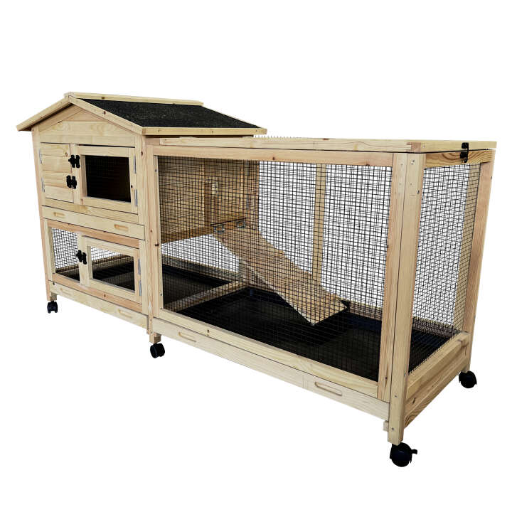 DUVO+ Woodland Kaninchenstall Hoppy Pinus